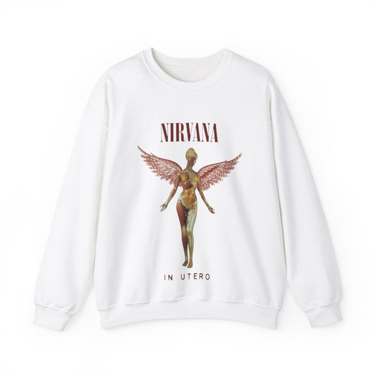 Nirvana In Utero: Unisex Heavy Blend Crewneck Sweatshirt
